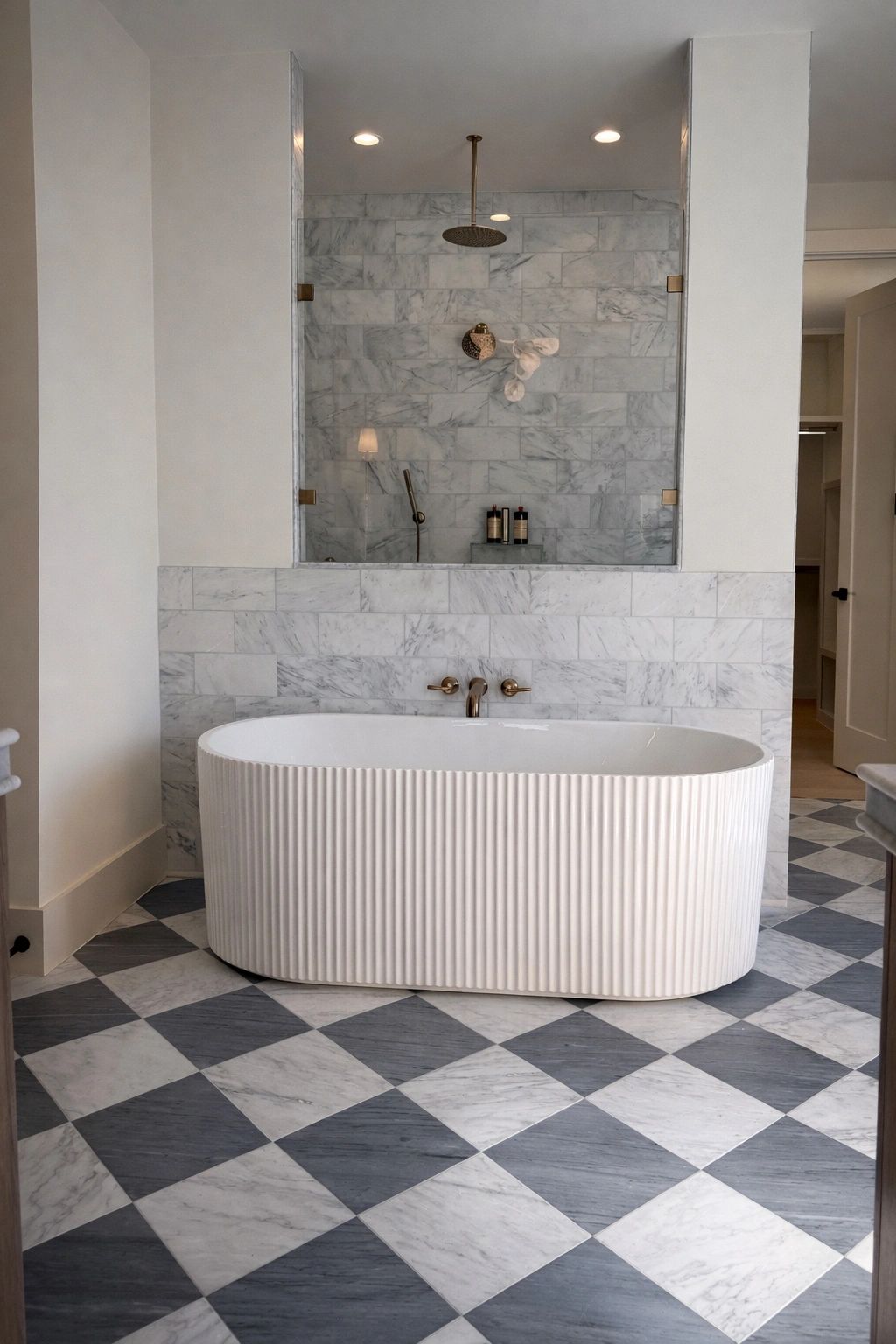 Shower and bathtub — Select Custom Home
