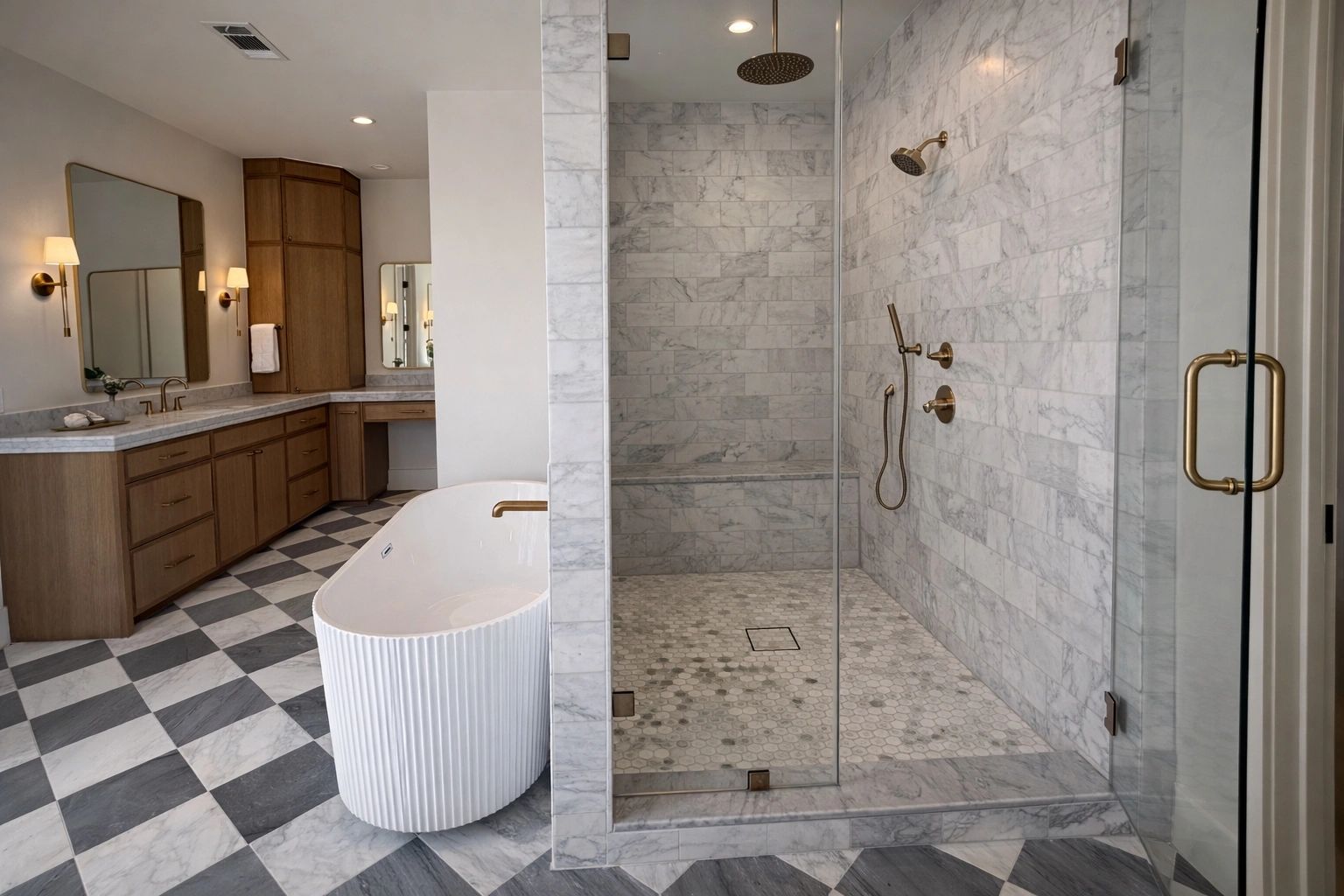 Primary bathroom — Select Custom Home