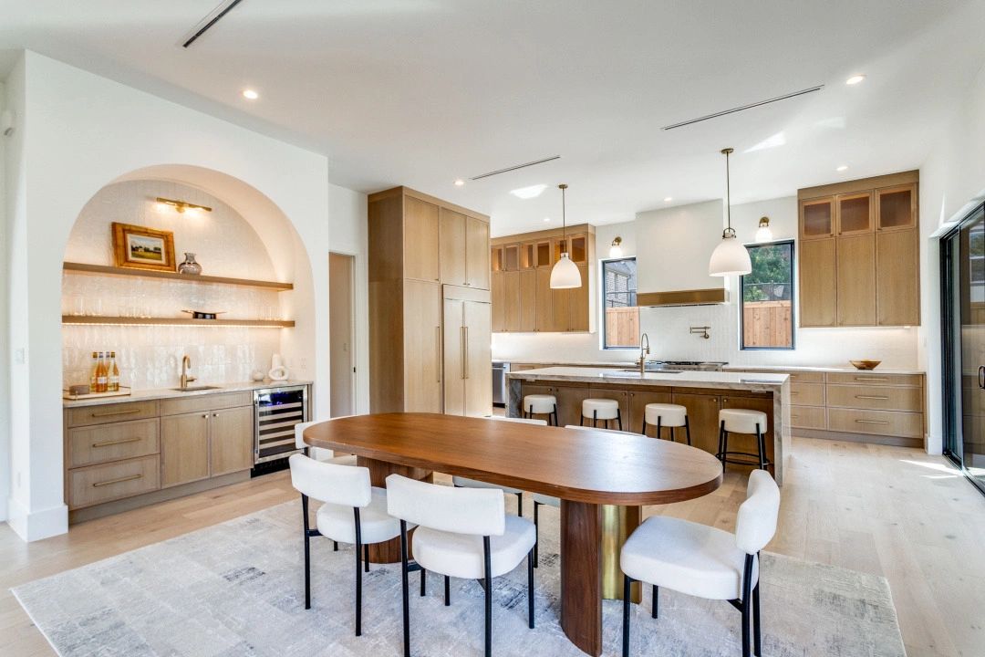 Kitchen and dining area — Select Custom Home